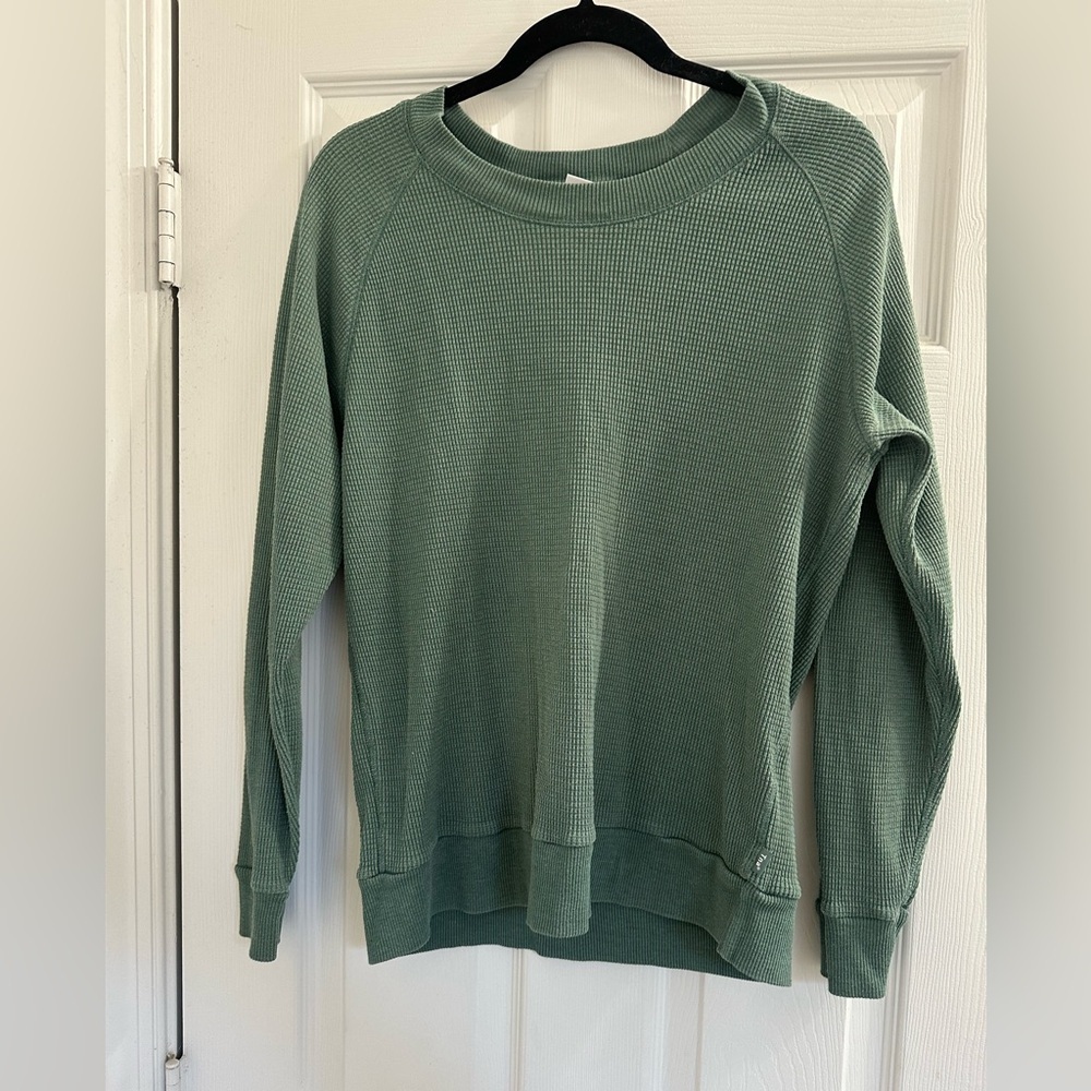 TNA WAFFLE knit LONG SLEEVE size m